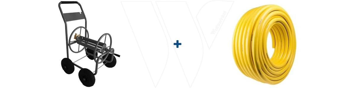 Talentools Waterslang 100m 19mm + Haspel